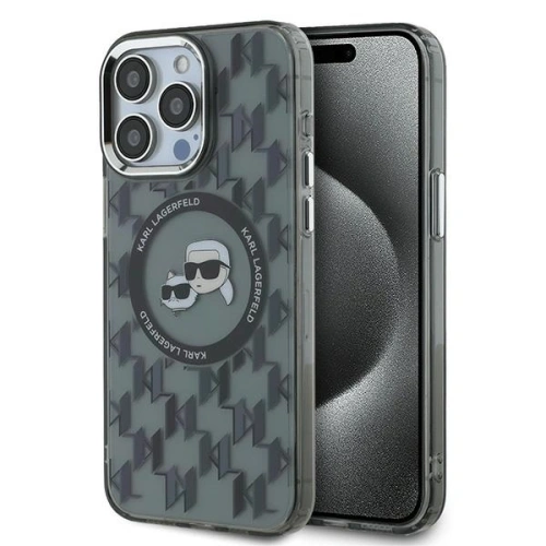 Kup Etui Karl Lagerfeld KLHMP15XHMCKMHK Apple iPhone 15 Pro Max IML Monogram Karl&Choupette Head MagSafe czarny/black - KLD21697 - {ean13} - Sklep Home Screen