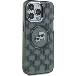 Kup Etui Karl Lagerfeld KLHMP15XHMCKMHK Apple iPhone 15 Pro Max IML Monogram Karl&Choupette Head MagSafe czarny/black - KLD21697 - {ean13} - Sklep Home Screen