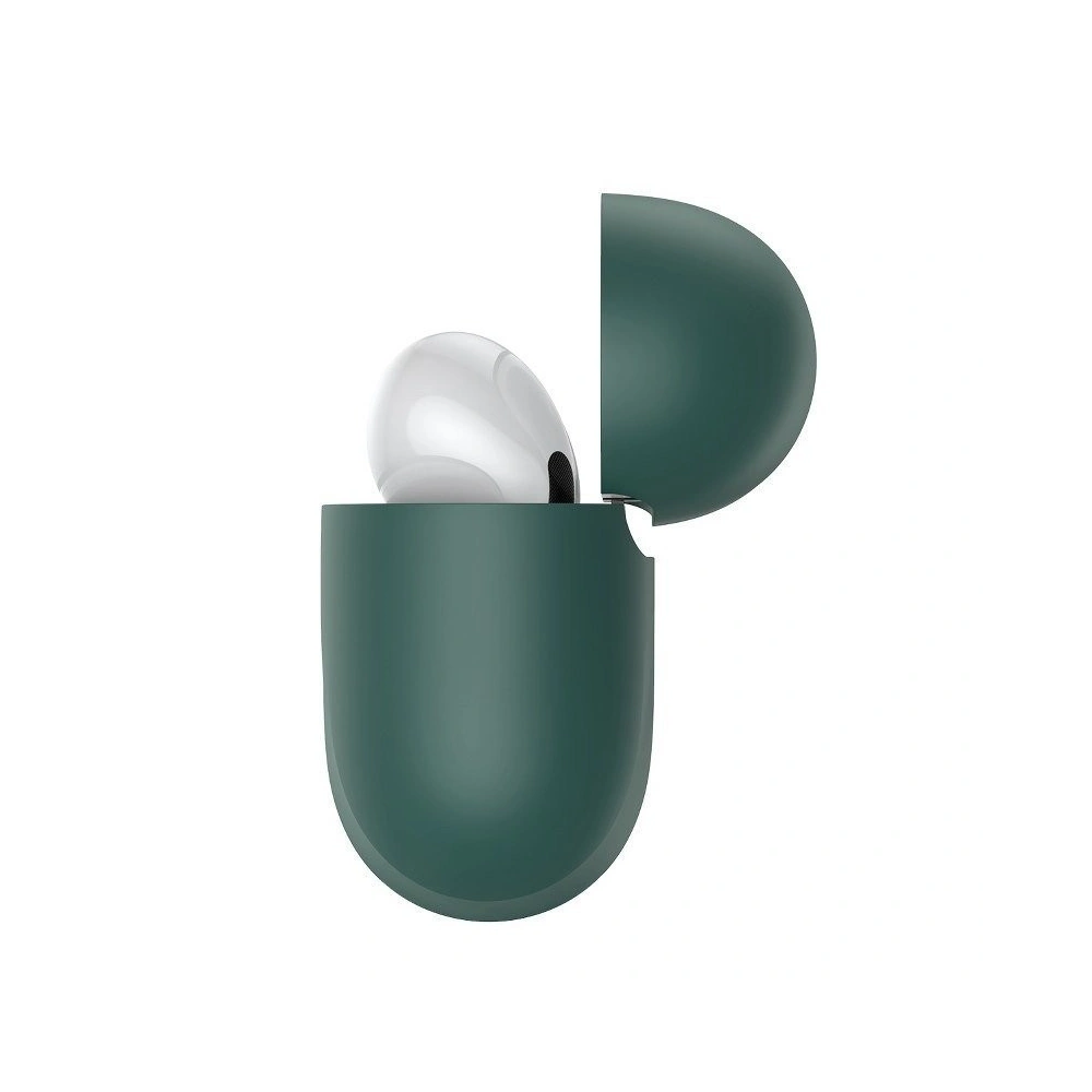 Silikonowe etui ochronne Baseus Shell Pattern do Apple AirPods Pro (zielone)