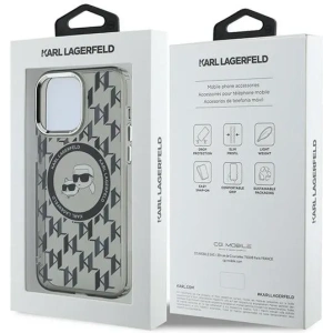 Kup Etui Karl Lagerfeld KLHMP15XHMCKMHK Apple iPhone 15 Pro Max IML Monogram Karl&Choupette Head MagSafe czarny/black - KLD21697 - {ean13} - Sklep Home Screen