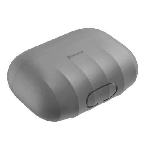 Kup Silikonos védőtok Baseus Shell Pattern Apple AirPods Pro-hoz (szürke) - BSU1037GRY - {ean13} - Sklep Home Screen