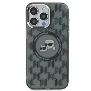 Buy Karl Lagerfeld KLHMP16LHMCKMHK Apple iPhone 16 Pro IML Monogram Karl&Choupette Head MagSafe black - KLD21703 - {ean13} - Home Screen Store Europe