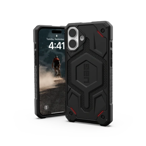 Kup Etui UAG Urban Armor Gear Monarch Pro Apple iPhone 16 Plus MagSafe (kevlar black) - UAG1419 - {ean13} - Sklep Home Screen