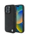 Kup BMW BMHCP16L23RCGPK Apple iPhone 16 Pro carcasă tare din piele semnată cu model în dungi negre - BMW687 - {ean13} - Sklep Home Screen