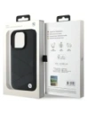 Kup BMW BMHCP16L23RCGPK Apple iPhone 16 Pro Hartschale Sign Leder Kreuzlinienmuster schwarz - BMW687 - {ean13} - Sklep Home Screen