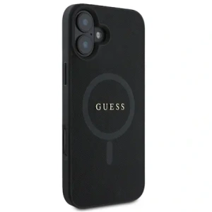 Kup Guess GUHMP16MPSAHMCK Apple iPhone 16 Plus Hardcase Saffiano Classic Logo MagSafe schwarz - GUE3626 - {ean13} - Sklep Home Screen