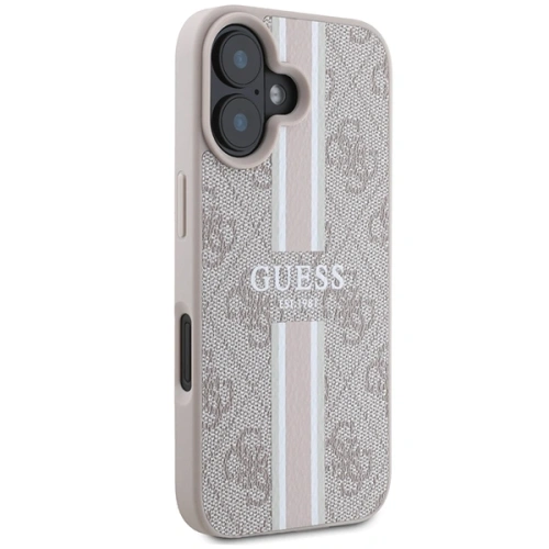 Kup Etui Guess GUHMP16SP4RPSP Apple iPhone 16 hardcase 4G Printed Stripes MagSafe różowy/pink - GUE3627 - {ean13} - Sklep Home Screen