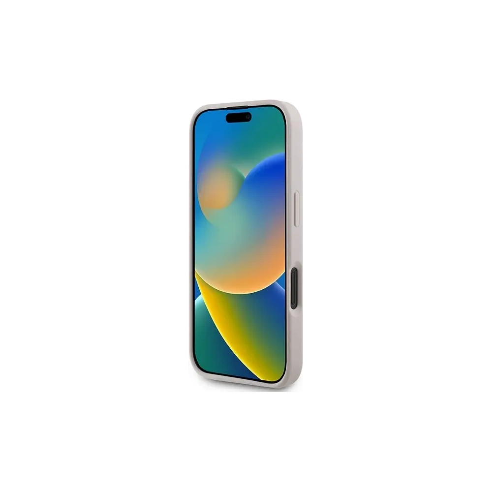 Etui Guess GUHMP16SP4RPSP Apple iPhone 16 hardcase 4G Printed Stripes MagSafe różowy/pink