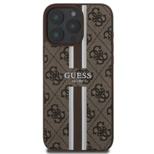 Kup Etui Guess GUHMP16XP4RPSW Apple iPhone 16 Pro Max hardcase 4G Printed Stripes MagSafe brązowy/brown - GUE3628 - {ean13} - Sklep Home Screen