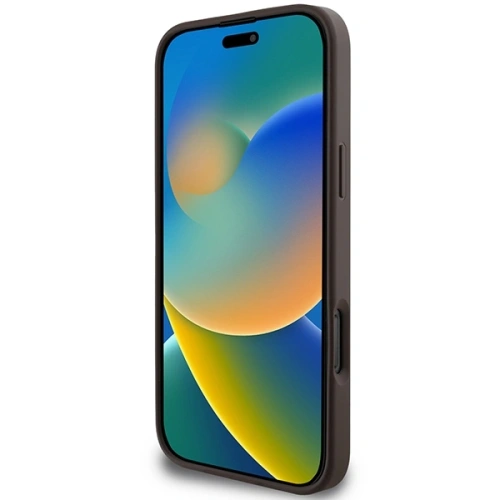 Kup Guess GUHMP16XP4RPSW Apple iPhone 16 Pro Max carcasă dură 4G cu dungi imprimate MagSafe maro - GUE3628 - {ean13} - Sklep Home Screen