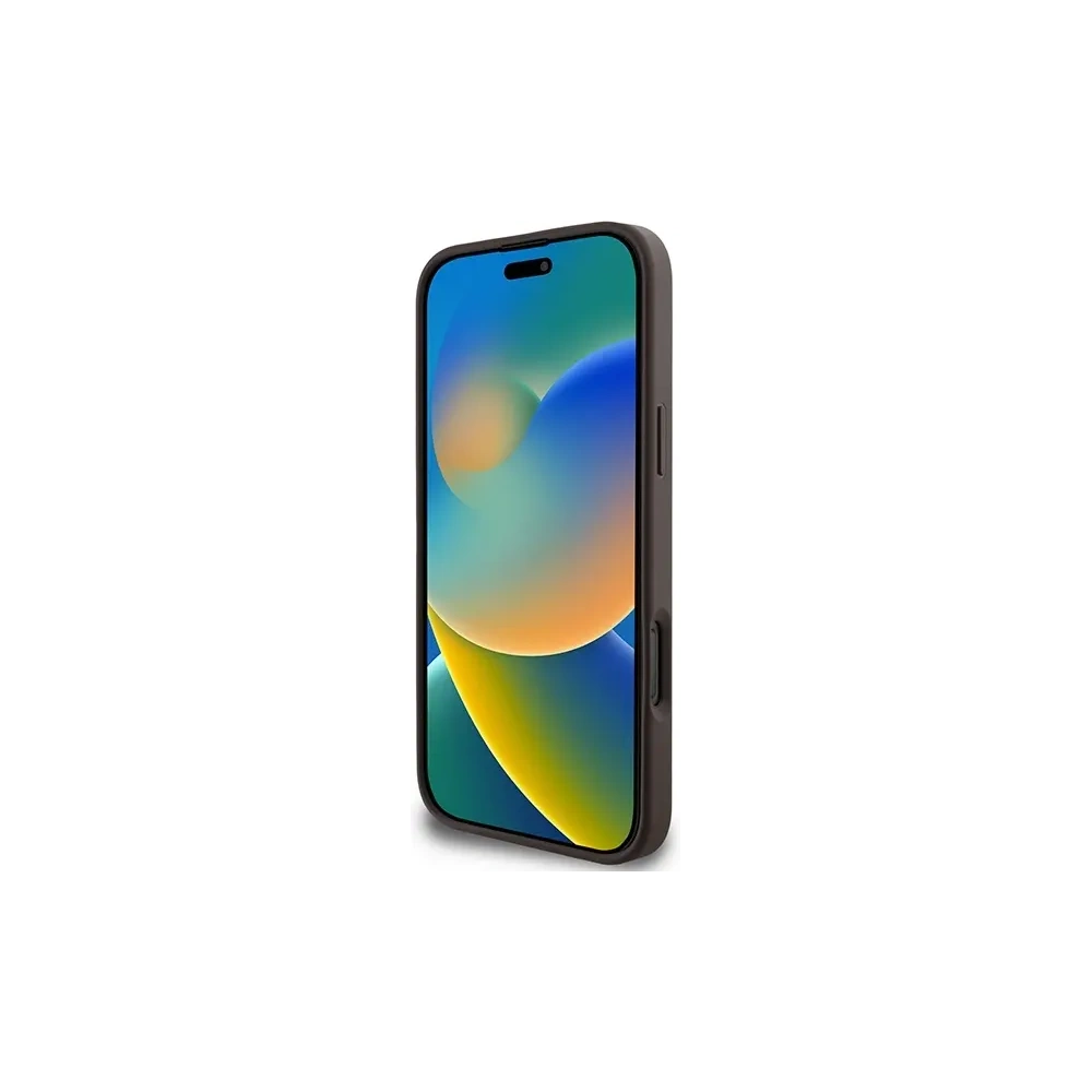 Etui Guess GUHMP16XP4RPSW Apple iPhone 16 Pro Max hardcase 4G Printed Stripes MagSafe brązowy/brown