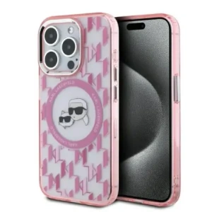 Kup Karl Lagerfeld KLHMP15XHMCKMHP Apple iPhone 15 Pro Max IML Monogram Karl&Choupette Head MagSafe rózsaszín - KLD21706 - {ean13} - Sklep Home Screen