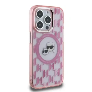 Kup Etui Karl Lagerfeld KLHMP15XHMCKMHP Apple iPhone 15 Pro Max IML Monogram Karl&Choupette Head MagSafe różowy/pink - KLD21706 - {ean13} - Sklep Home Screen