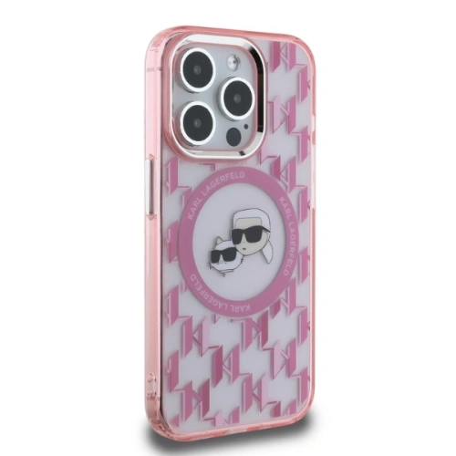 Kup Etui Karl Lagerfeld KLHMP15XHMCKMHP Apple iPhone 15 Pro Max IML Monogram Karl&Choupette Head MagSafe różowy/pink - KLD21706 - {ean13} - Sklep Home Screen