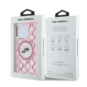 Kup Etui Karl Lagerfeld KLHMP15XHMCKMHP Apple iPhone 15 Pro Max IML Monogram Karl&Choupette Head MagSafe różowy/pink - KLD21706 - {ean13} - Sklep Home Screen