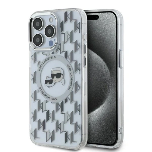 Kup Etui Karl Lagerfeld KLHMP15XHMCKMHT Apple iPhone 15 Pro Max IML Monogram Karl&Choupette Head MagSafe przezroczysty/transparent - KLD21707 - {ean13} - Sklep Home Screen