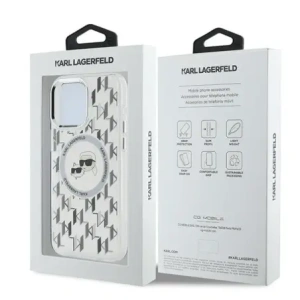 Kup Etui Karl Lagerfeld KLHMP15XHMCKMHT Apple iPhone 15 Pro Max IML Monogram Karl&Choupette Head MagSafe przezroczysty/transparent - KLD21707 - {ean13} - Sklep Home Screen