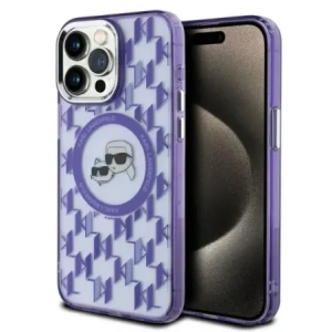 Kup Karl Lagerfeld KLHMP15XHMCKMHU Apple iPhone 15 Pro Max IML Monogram Karl&Choupette Head MagSafe lila - KLD21708 - {ean13} - Sklep Home Screen