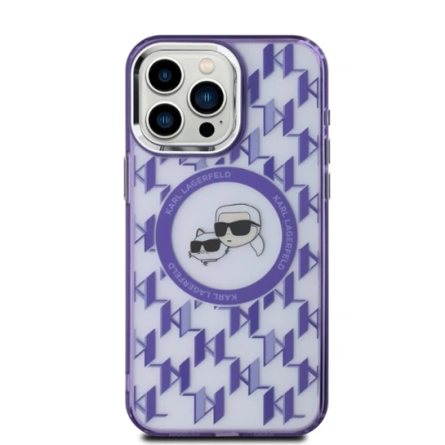 Kup Karl Lagerfeld KLHMP15XHMCKMHU Apple iPhone 15 Pro Max IML Monogram Karl&Choupette Head MagSafe violet - KLD21708 - {ean13} - Sklep Home Screen