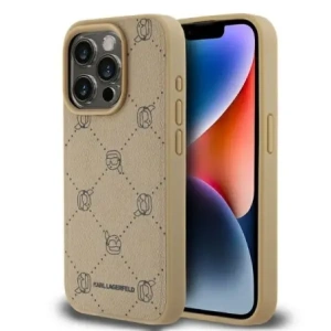 Kup Etui Karl Lagerfeld KLHMP15XPGKHPHE Apple iPhone 15 Pro Max MagSafe Karl Heads beżowy/beige - KLD21709 - {ean13} - Sklep Home Screen