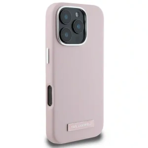 Kup Karl Lagerfeld KLHMP16LPGMSRPP Apple iPhone 16 Pro Hardcase FW Metallplatte MagSafe pink - KLD21710 - {ean13} - Sklep Home Screen