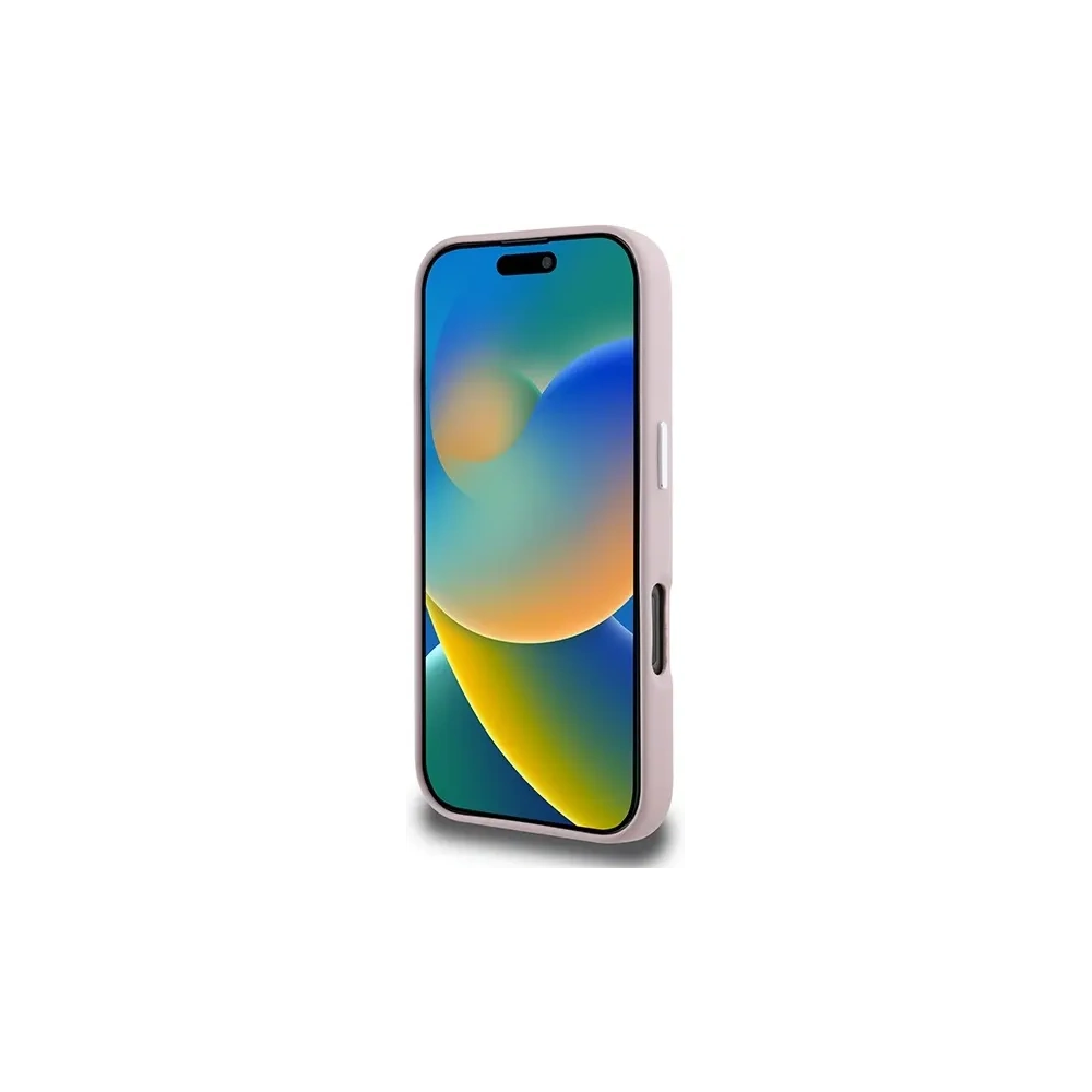 Etui Karl Lagerfeld KLHMP16LPGMSRPP Apple iPhone 16 Pro hardcase FW Metal Plate MagSafe różowy/pink