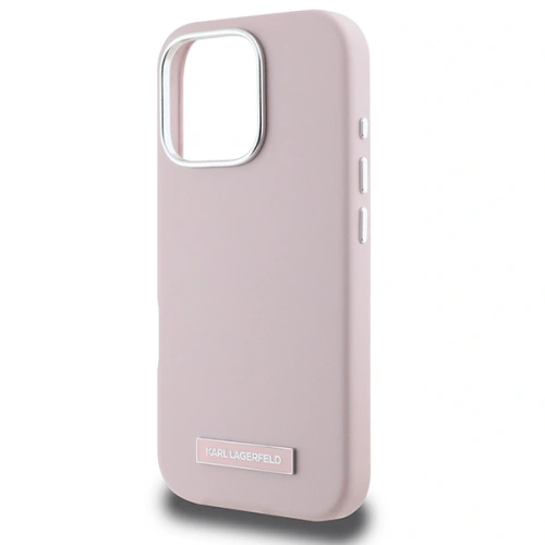 Kup Karl Lagerfeld KLHMP16LPGMSRPP Apple iPhone 16 Pro hardcase FW Metal Plate MagSafe růžová - KLD21710 - {ean13} - Sklep Home Screen