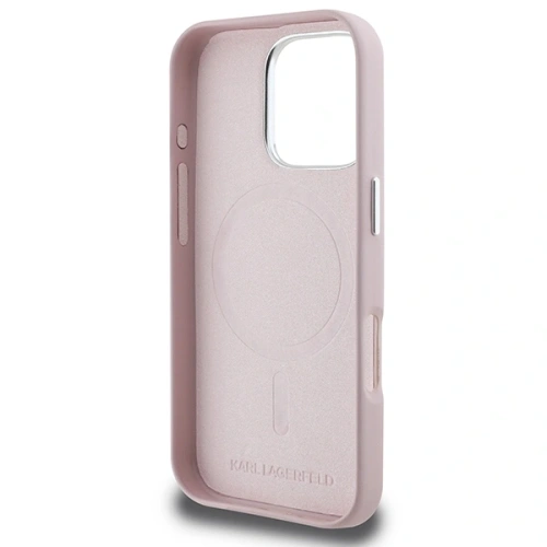 Kup Karl Lagerfeld KLHMP16LPGMSRPP Apple iPhone 16 Pro hardcase FW Metal Plate MagSafe růžová - KLD21710 - {ean13} - Sklep Home Screen