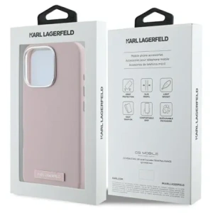 Kup Karl Lagerfeld KLHMP16LPGMSRPP Apple iPhone 16 Pro Hardcase FW Metallplatte MagSafe pink - KLD21710 - {ean13} - Sklep Home Screen