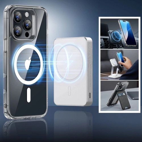 Kup ESR Classic Hybrid Halolock MagSafe a tvrzené sklo Apple iPhone 16 Pro Clear - ESR837 - {ean13} - Sklep Home Screen
