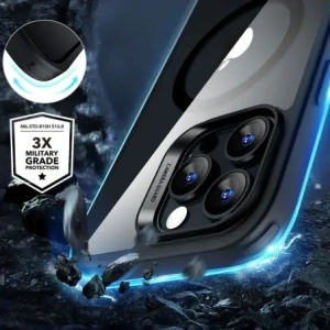 Kup Zestaw ESR Classic Hybrid Halolock MagSafe & Tempered Glass Apple iPhone 16 Pro Clear/black - ESR838 - {ean13} - Sklep Home Screen