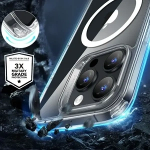 Kup Zestaw ESR Classic Hybrid Halolock MagSafe & Tempered Glass Apple iPhone 16 Pro Max Clear - ESR839 - {ean13} - Sklep Home Screen