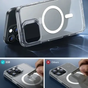 Kup Zestaw ESR Classic Hybrid Halolock MagSafe & Tempered Glass Apple iPhone 16 Pro Max Frosted Clear - ESR840 - {ean13} - Sklep Home Screen