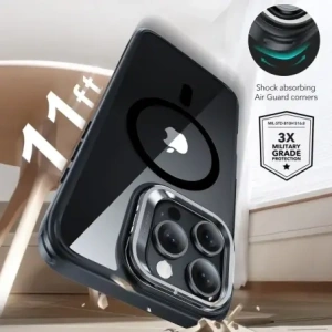 Kup Zestaw ESR Classic Hybrid Kickstand Halolock MagSafe & Tempered Glass Apple iPhone 16 Pro Max Clear/black - ESR841 - {ean13} - Sklep Home Screen