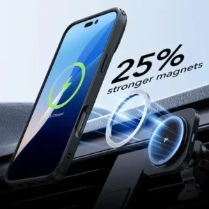 Kup Zestaw ESR Classic Hybrid Kickstand Halolock MagSafe & Tempered Glass Apple iPhone 16 Pro Max Clear/black - ESR841 - {ean13} - Sklep Home Screen