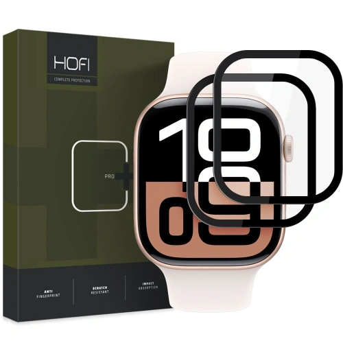 Kup Szkło hybrydowe Hofi Hybrid Pro+ Apple Watch 10 42mm Black [2 PACK] - HOFI547 - {ean13} - Sklep Home Screen