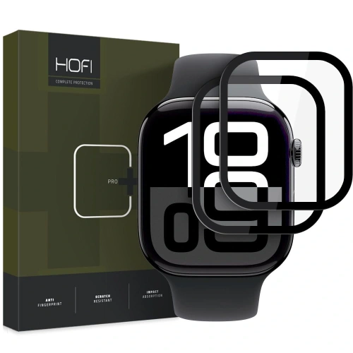 Kup Szkło hybrydowe Hofi Hybrid Pro+ Apple Watch 10 46mm Black [2 PACK] - HOFI548 - {ean13} - Sklep Home Screen