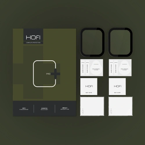 Kup Hofi Hybrid Pro+ Apple Watch 10 46mm Black [2 PACK] - HOFI548 - {ean13} - Sklep Home Screen