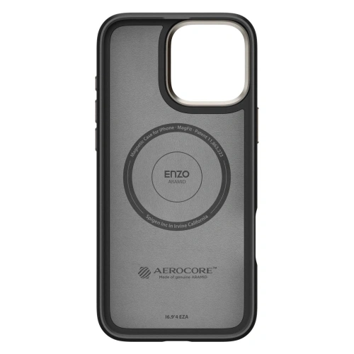 Kup Etui Spigen Enzo Aramid Mag MagSafe Apple iPhone 16 Pro Black/natural - SPN16478 - {ean13} - Sklep Home Screen