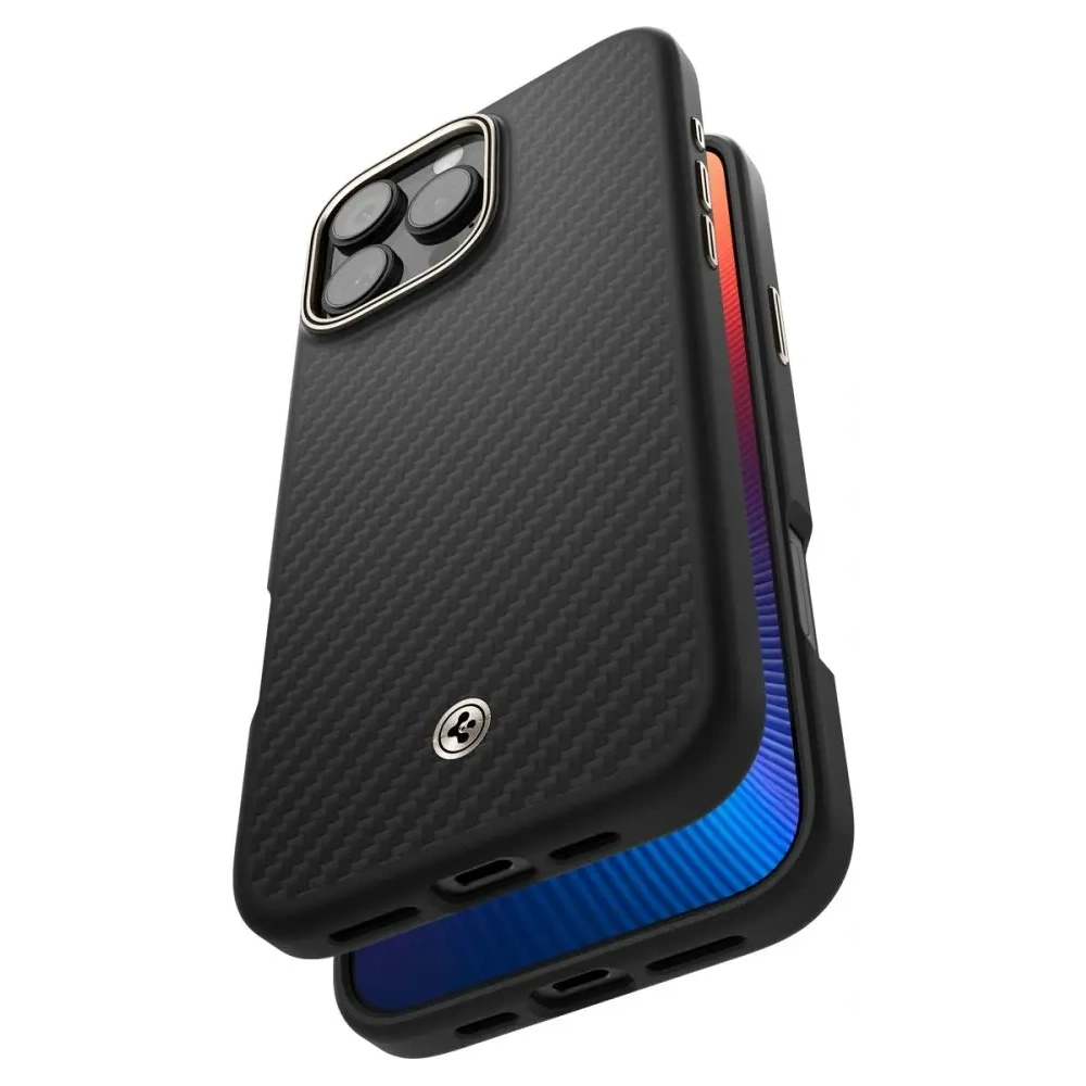 Etui Spigen Enzo Aramid Mag MagSafe Apple iPhone 16 Pro Black/natural