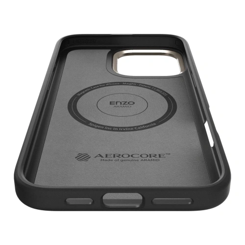 Kup Spigen Enzo Aramid Mag MagSafe Apple iPhone 16 Pro Schwarz/natur - SPN16478 - {ean13} - Sklep Home Screen