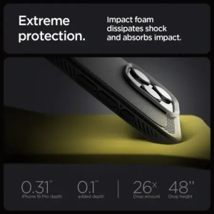Kup Spigen Rugged Armor Mag MagSafe Apple iPhone 16 Pro Matně Černá - SPN16479 - {ean13} - Sklep Home Screen