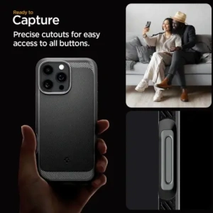 Kup Spigen Rugged Armor Mag MagSafe Apple iPhone 16 Pro Matně Černá - SPN16479 - {ean13} - Sklep Home Screen