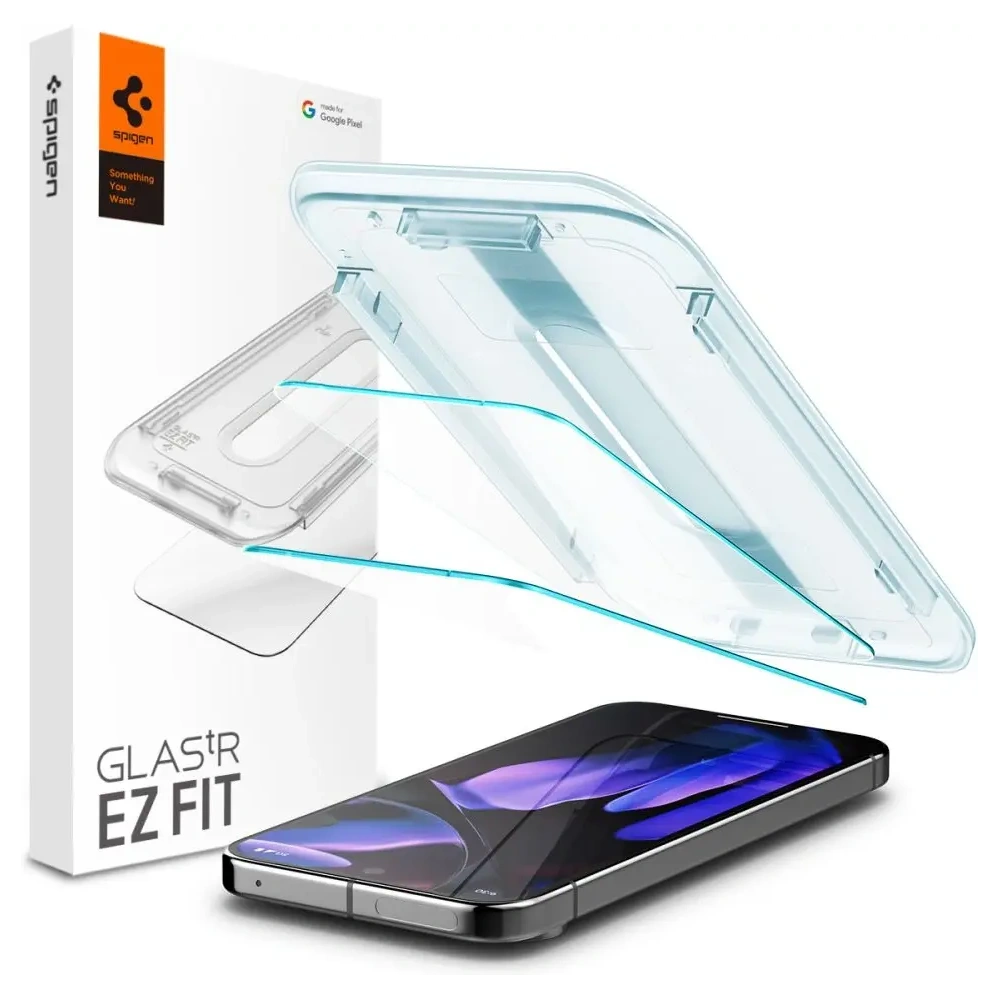 Szkło hartowane Spigen GLAS.tR ez Fit Google Pixel 9 Pro XL / 10 Pro XL Clear [2 PACK]