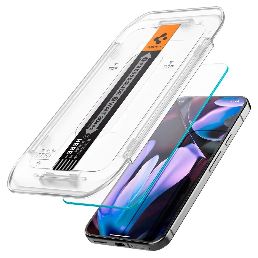 Szkło hartowane Spigen GLAS.tR ez Fit Google Pixel 9 Pro XL / 10 Pro XL Clear [2 PACK]