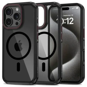 Kup Etui Tech-Protect MagHybrid MagSafe Apple iPhone 16 Pro Max Black/red - THP3225 - {ean13} - Sklep Home Screen