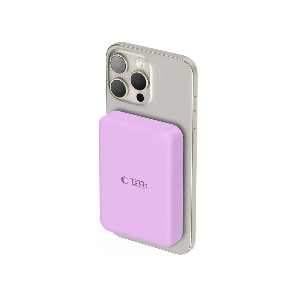 Powerbank Tech-Protect PB11 LifeMag MagSafe Power Bank 10000mAh Lilac
