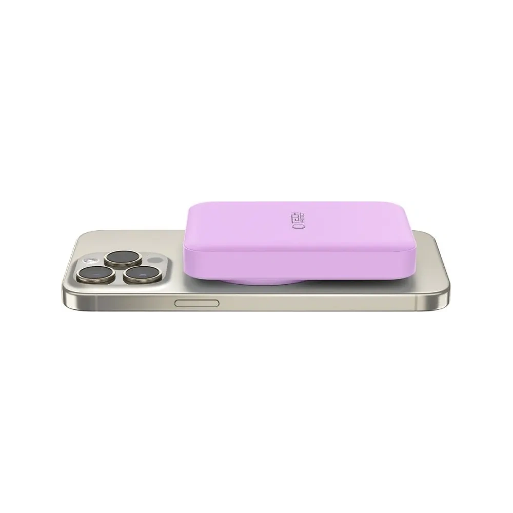 Powerbank Tech-Protect PB11 LifeMag MagSafe Power Bank 10000mAh Lilac