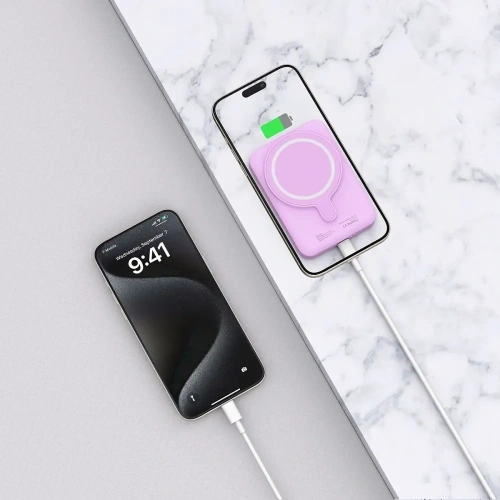 Kup Powerbank Tech-Protect PB11 LifeMag MagSafe Power Bank 10000mAh Lilac - THP3230 - {ean13} - Sklep Home Screen