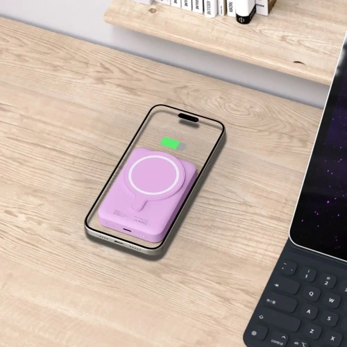 Kup Powerbank Tech-Protect PB11 LifeMag MagSafe Power Bank 10000mAh Lilac - THP3230 - {ean13} - Sklep Home Screen